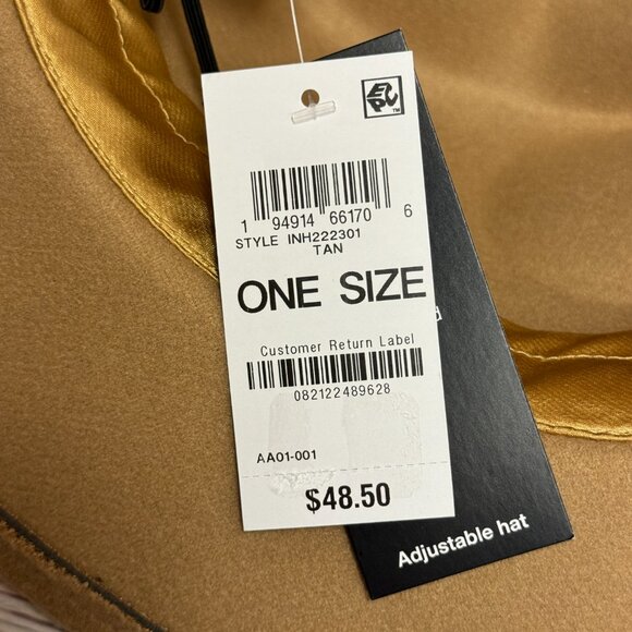 I.N.C. INTERNATIONAL CONCEPTS Women's Felt Panama Hat - Tan - Picture 4 of 4